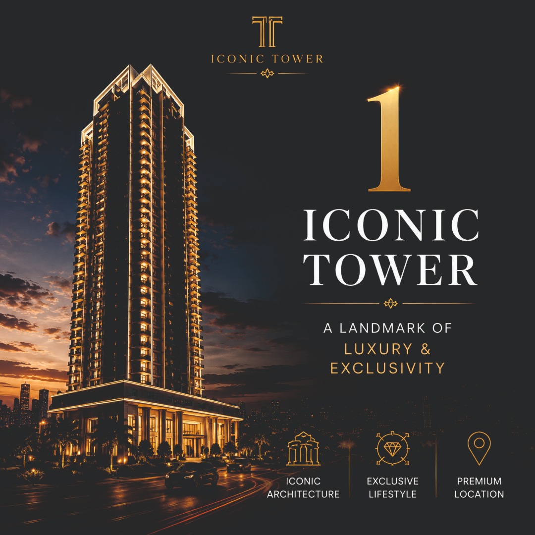 Iconic Tower balcony living spaces